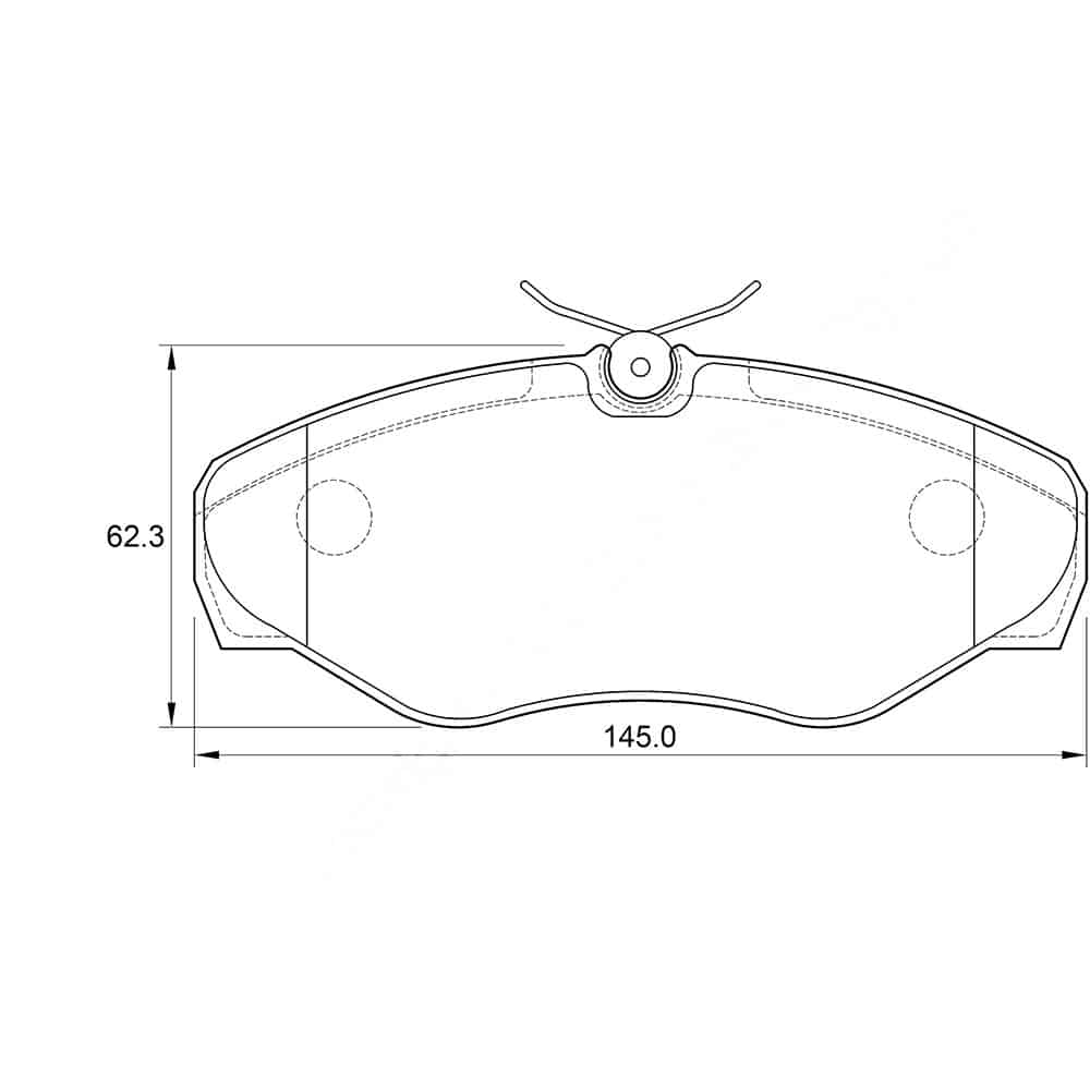 D3645 KBC Brake Pads (Front) for Nissan, Opel, Renault - Image 1