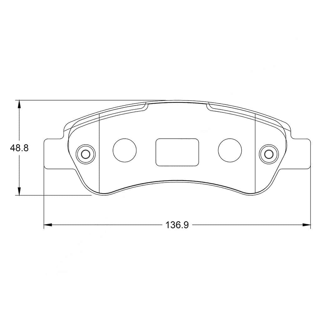 D3788 KBC Brake Pads (Rear) for Citroen, Fiat, Peugeot - Image 1