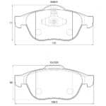 KBC Brake Pads (FRONT) for Renault