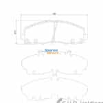 KBC Brake Pads (Front) for Chrysler, Dodge