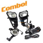 Kia Picanto Fog Light Set With Chrome Trim 17+
